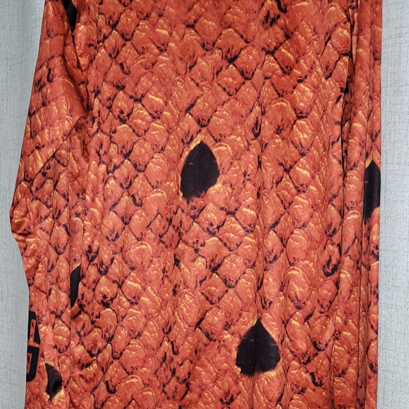 Reel Wicked Orange Patterned Long Sleeve Shirt - Picture 4 of 5